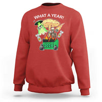 Funny Christmas What A Year Dumpster Fire Sweatshirt - Wonder Print Shop