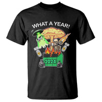 Funny Christmas What A Year Dumpster Fire T Shirt - Wonder Print Shop