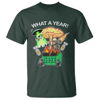 Funny Christmas What A Year Dumpster Fire T Shirt - Wonder Print Shop