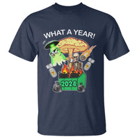 Funny Christmas What A Year Dumpster Fire T Shirt - Wonder Print Shop