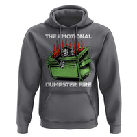 Funny Emotional Dumpster Fire Skeleton Hoodie