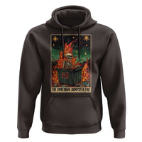Emotional Dumpster Fire Skeleton Tarot Card Hoodie