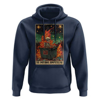 Emotional Dumpster Fire Skeleton Tarot Card Hoodie