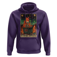 Emotional Dumpster Fire Skeleton Tarot Card Hoodie