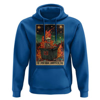 Emotional Dumpster Fire Skeleton Tarot Card Hoodie