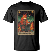 Emotional Dumpster Fire Skeleton Tarot Card T Shirt - Wonder Print Shop