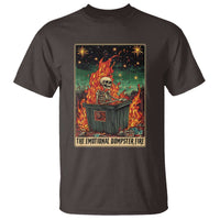 Emotional Dumpster Fire Skeleton Tarot Card T Shirt - Wonder Print Shop