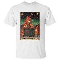 Emotional Dumpster Fire Skeleton Tarot Card T Shirt - Wonder Print Shop