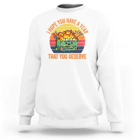 Funny Christmas Dumpster Fire Sweatshirt I Hope You Have The Year That You Deserve - Wonder Print Shop