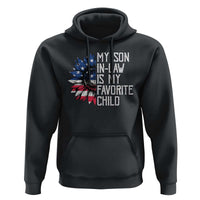 Funny My Son In Law Is My Favorite Child Hoodie American Flag Sunflower