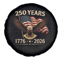 250 Anniversary USA Patriotic Eagle Spare Tire Cover 250th 4th Of July 1776 2026 Flag