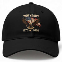 250 Anniversary USA Patriotic Eagle Baseball Cap 250th 4th Of July 1776 2026 Flag