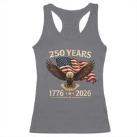 250 Anniversary USA Patriotic Eagle Racerback Tank Top 250th 4th Of July 1776 2026 Flag