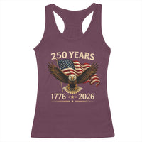 250 Anniversary USA Patriotic Eagle Racerback Tank Top 250th 4th Of July 1776 2026 Flag