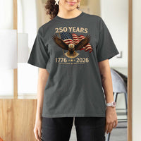 250 Anniversary USA Patriotic Eagle T Shirt For Women 250th 4th Of July 1776 2026 Flag