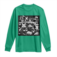 Funny Bunny Gang Long Sleeve Shirt Vintage Rabbit Meme