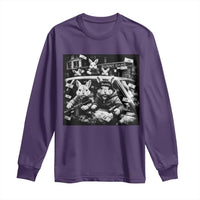Funny Bunny Gang Long Sleeve Shirt Vintage Rabbit Meme