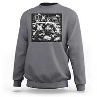 Funny Bunny Gang Sweatshirt Vintage Rabbit Meme