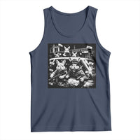 Funny Bunny Gang Tank Top Vintage Rabbit Meme