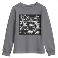 Funny Bunny Gang Youth Sweatshirt Vintage Rabbit Meme