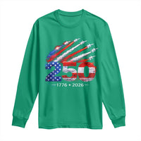 250th Anniversary USA Long Sleeve Shirt Patriotic 250 Years American 4th July 1776 2026