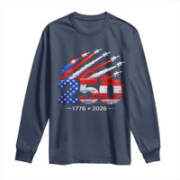 250th Anniversary USA Long Sleeve Shirt Patriotic 250 Years American 4th July 1776 2026