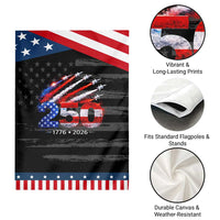 250th Anniversary USA Garden Flag Patriotic 250 Years American 4th July 1776 2026