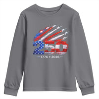 250th Anniversary USA Youth Sweatshirt Patriotic 250 Years American 4th July 1776 2026