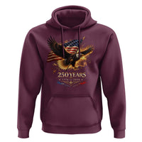Eagle 250 Anniversary Usa Hoodie 1776 2026 Patriotic 4th Of July 250 Year American Flag