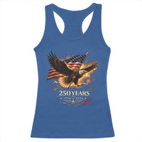 Eagle 250 Anniversary Usa Racerback Tank Top 1776 2026 Patriotic 4th Of July 250 Year American Flag