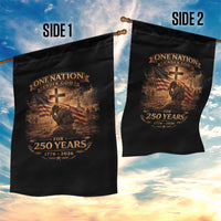 Blessings 250 Years America Garden Flag Christian Patriotic One Nation Under God US Flag