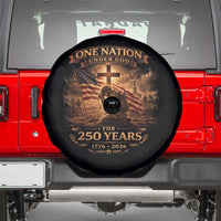 Blessings 250 Years America Spare Tire Cover Christian Patriotic One Nation Under God US Flag