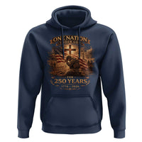 Blessings 250 Years America Hoodie Christian Patriotic One Nation Under God US Flag