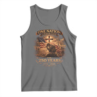 Blessings 250 Years America Tank Top Christian Patriotic One Nation Under God US Flag