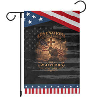 Blessings 250 Years America Garden Flag Christian Patriotic One Nation Under God US Flag