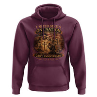 Blessings 250 Years America Hoodie Christian Patriotic One Nation Under God Founding Fathers