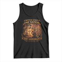 Blessings 250 Years America Tank Top Christian Patriotic One Nation Under God Founding Fathers