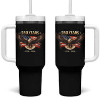 250 Years USA Tumbler With Handle Patriotic Eagle America Flag 250th Anniversary 1776 2026