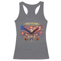 USA 250th Anniversary Eagle Racerback Tank Top 4th July Independence Day Patriotic USA Flag