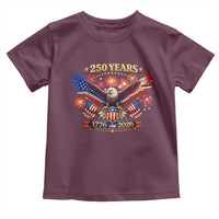 USA 250th Anniversary Eagle Toddler T Shirt 4th July Independence Day Patriotic USA Flag