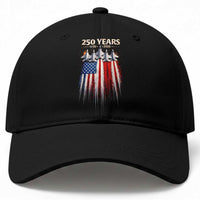 250 Years Anniversary Baseball Cap Usa American Flag 1776 2026 Patriotic Independence Day 4th July