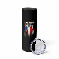 250 Years Anniversary Skinny Tumbler Usa American Flag 1776 2026 Patriotic Independence Day 4th July