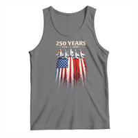 250 Years Anniversary Tank Top Usa American Flag 1776 2026 Patriotic Independence Day 4th July