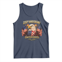 250th Anniversary Tank Top United States 250 Years Birthday 1776 2026 Eagle USA Flag