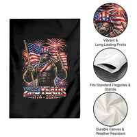 Bigfoot 250th Anniversary Garden Flag USA Independence 250 Years Of Freedom 1776 2026 Patriotic Flag