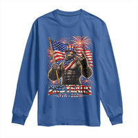 Bigfoot 250th Anniversary Long Sleeve Shirt USA Independence 250 Years Of Freedom 1776 2026 Patriotic Flag