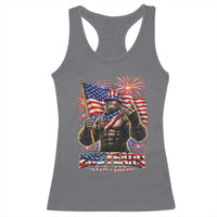 Bigfoot 250th Anniversary Racerback Tank Top USA Independence 250 Years Of Freedom 1776 2026 Patriotic Flag