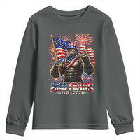 Bigfoot 250th Anniversary Youth Sweatshirt USA Independence 250 Years Of Freedom 1776 2026 Patriotic Flag