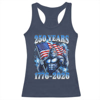 Bigfoot 250th Anniversary America Racerback Tank Top 250 Years Of Freedom 4th July 1776 2026 Patriotic Flag