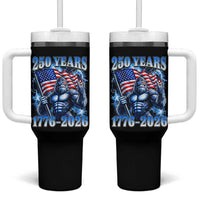 Bigfoot 250th Anniversary America Tumbler With Handle 250 Years Of Freedom 4th July 1776 2026 Patriotic Flag